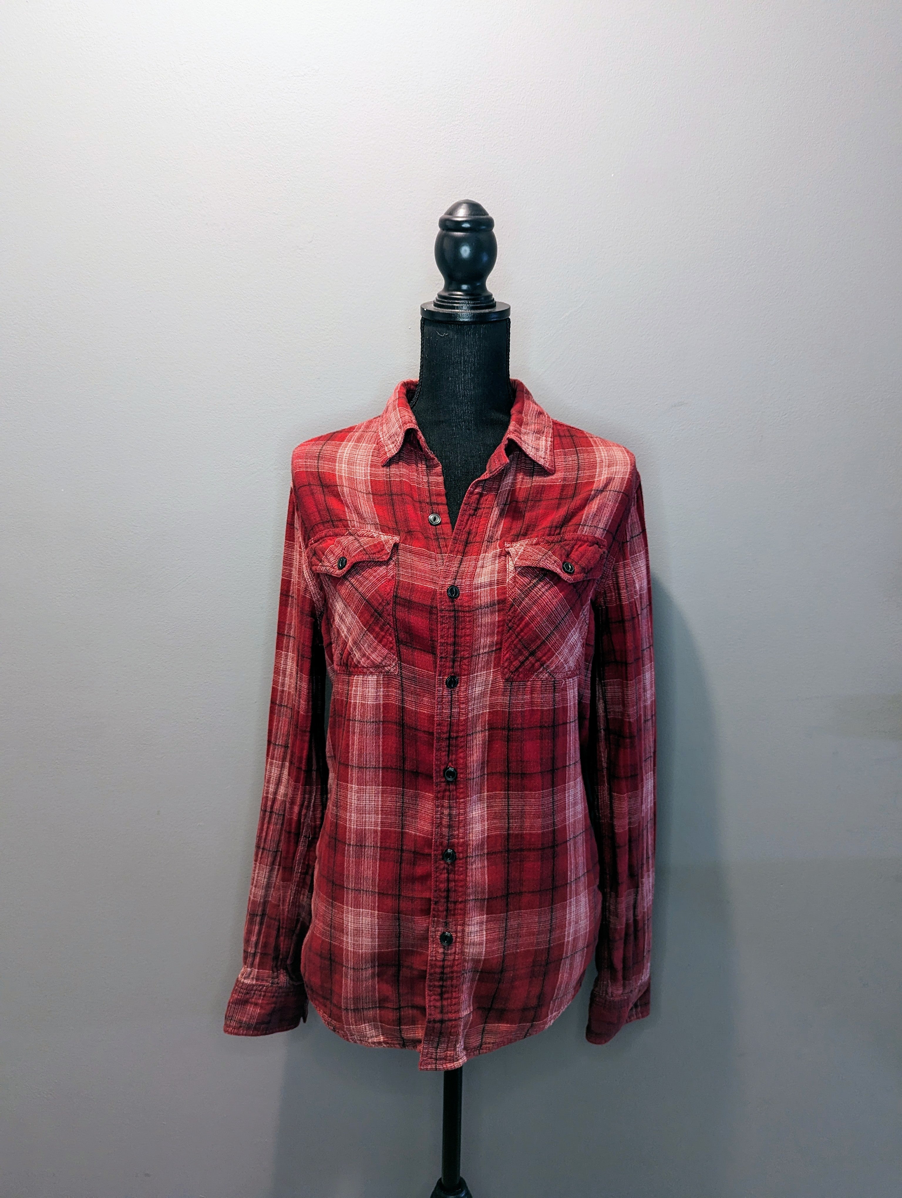 Converse one deals star plaid shirt